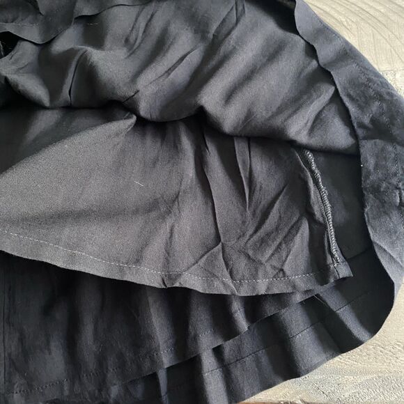 NWT Anthropologie Meadow Rue Dress Womens Sz‎ 10 Drop Waist Minutiae Black - Picture 3 of 13